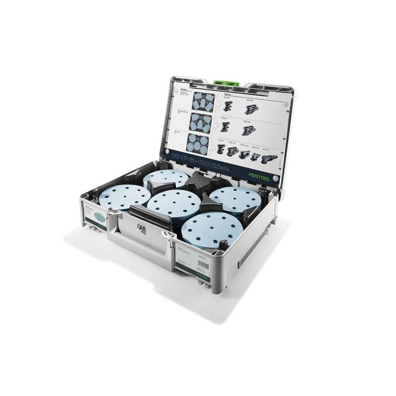 FESTOOL 577126 Systainer3 Abrasive Set SYS - STF D125 GR - Mississauga Hardware Centre Inc