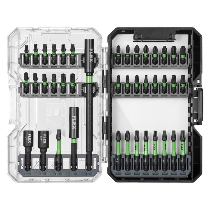 FLEX FAM10102 - 41 41 PC. Impact Driver Bit Set - Mississauga Hardware Centre Inc
