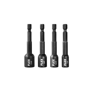 FLEX FAM10301 - 4 2 - 9/16in 4 PC IMPACT MAGNETIC NUT DRIVER SET - Mississauga Hardware Centre Inc