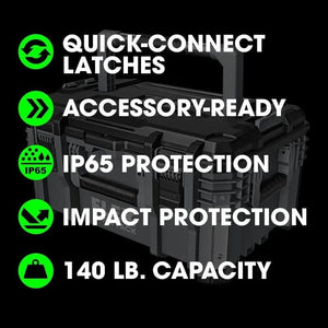 FLEX FS1102 STACK PACK MEDIUM TOOL BOX - Mississauga Hardware Centre Inc