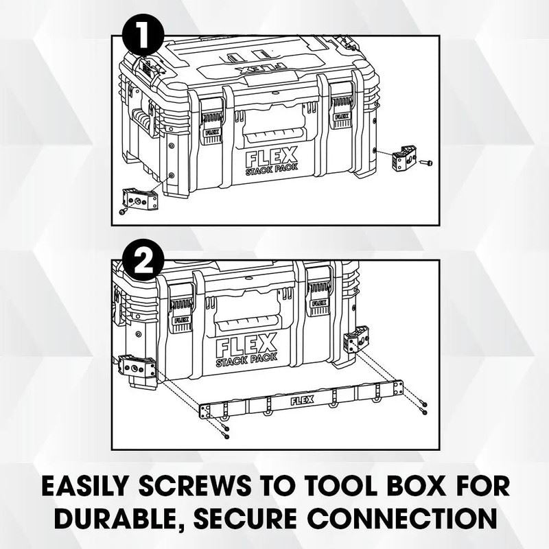 FLEX FS1603 STACK PACK FRONT TOOL RACK RAIL - Mississauga Hardware Centre Inc