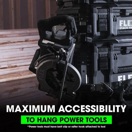 FLEX FS1604 - 2 STACK PACK SIDE TOOL RACK RAILS 2 - PACK - Mississauga Hardware Centre Inc