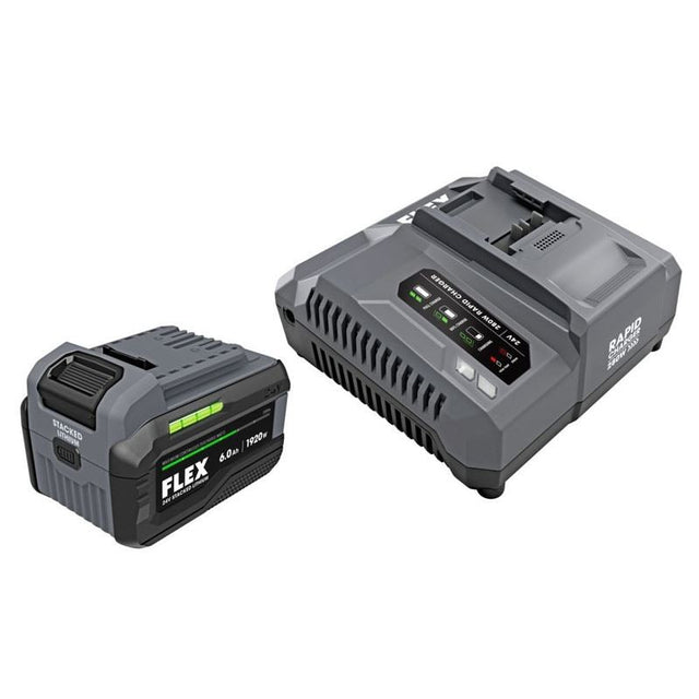FLEX FX0421 - 1H 24V Stacked - Lithium Starter Kit 6.0A, 280W charger - Mississauga Hardware Centre Inc