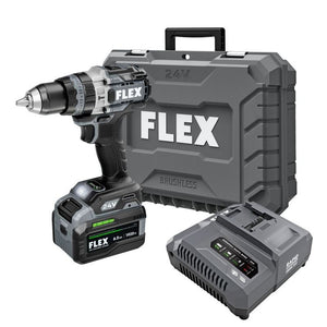 FLEX FX1271T - 1H 24V 1/2 in 2 - Speed Hammer Drill Driver w/ Turbo Mode Stacked - Lithium Kit - Mississauga Hardware Centre Inc