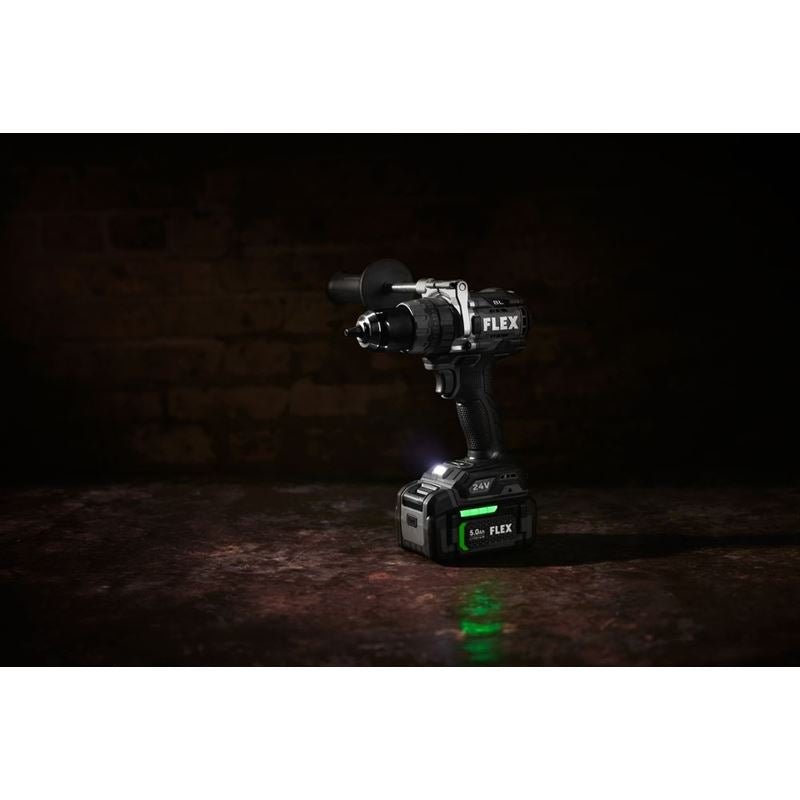 FLEX FX1271T - 1H 24V 1/2 in 2 - Speed Hammer Drill Driver w/ Turbo Mode Stacked - Lithium Kit - Mississauga Hardware Centre Inc