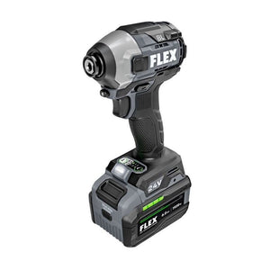 FLEX FX1371A - 1H 24V 1/4 in Quick Eject Hex Impact Driver w/ Multi - Mode Stacked - Lithium Kit - Mississauga Hardware Centre Inc