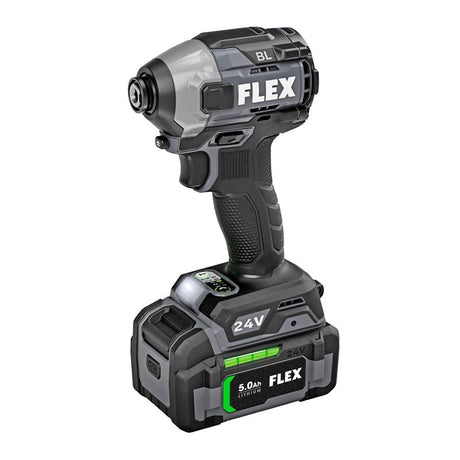 FLEX FX1371A - 2B 1/4 in QUICK EJECT HEX IMPACT DRIVER WITH MULTIMODE KIT - Mississauga Hardware Centre Inc