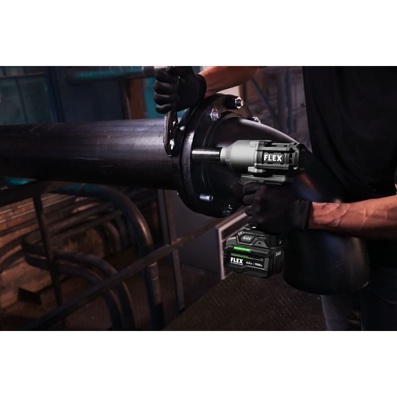 FLEX FX1471 - 1H 24V 1/2 in High Torque Impact Wrench Stacked - Lithium Kit - Mississauga Hardware Centre Inc