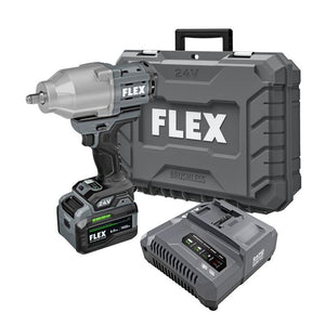 FLEX FX1471 - 1H 24V 1/2 in High Torque Impact Wrench Stacked - Lithium Kit - Mississauga Hardware Centre Inc