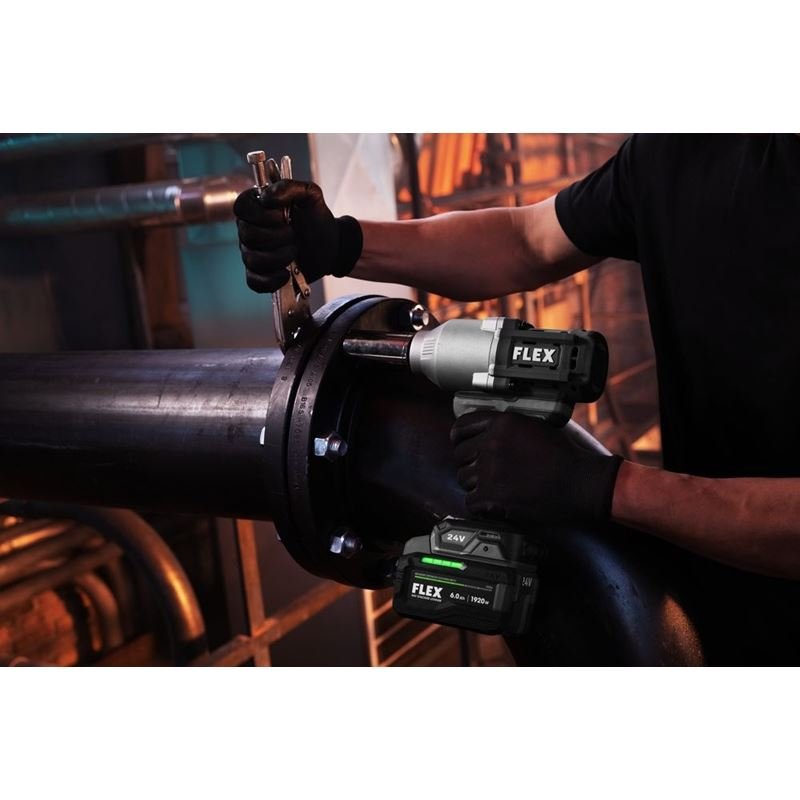 FLEX FX1471 - 1H 24V 1/2 in High Torque Impact Wrench Stacked - Lithium Kit - Mississauga Hardware Centre Inc