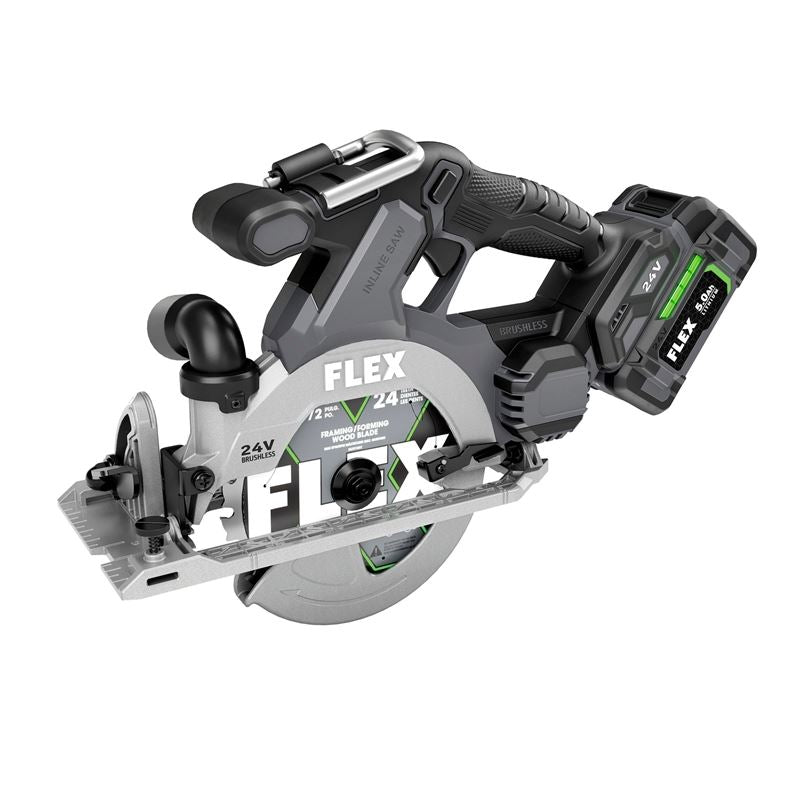 FLEX FX2131A - 1C 6 - 1/2 in IN - LINE CIRCULAR SAW KIT - Mississauga Hardware Centre Inc