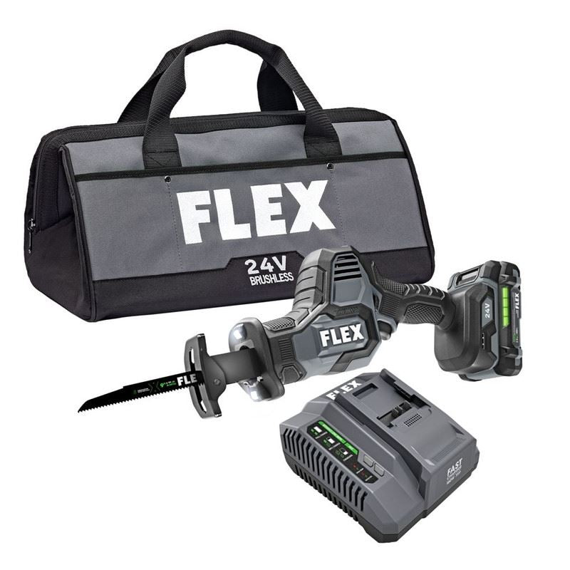 FLEX FX2241 - 1A 24V One - handed Reciprocating Saw Kit - Mississauga Hardware Centre Inc