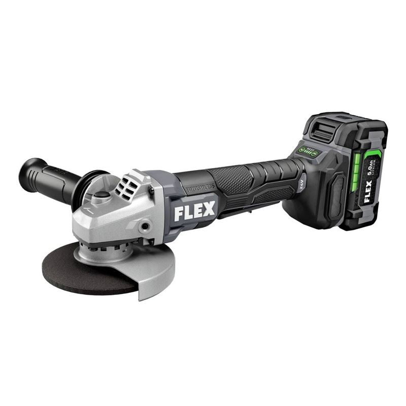 FLEX FX3171A - 1C 24V 5 in Brushless Variable Speed Angle Grinder with Paddle Switch Kit - Mississauga Hardware Centre Inc