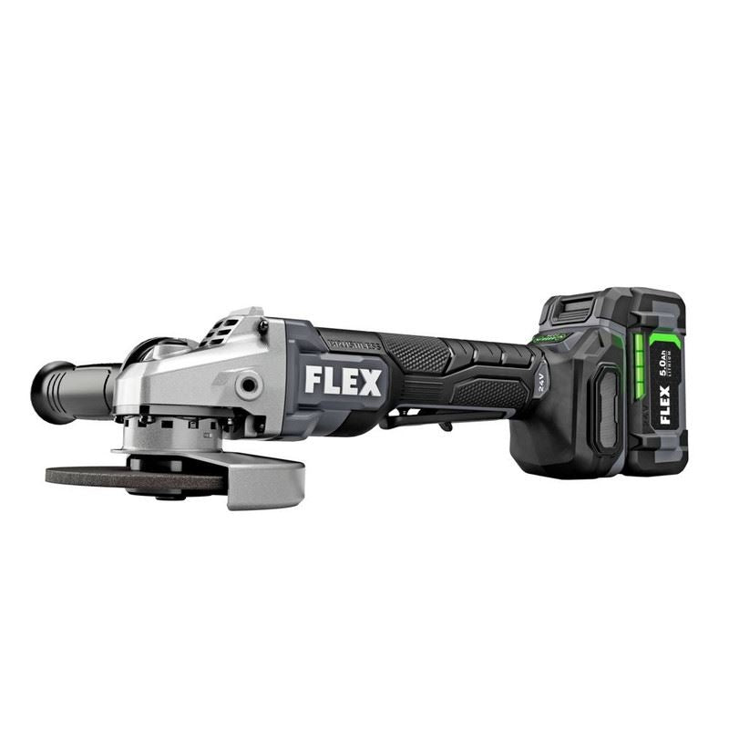 FLEX FX3171A - 1C 24V 5 in Brushless Variable Speed Angle Grinder with Paddle Switch Kit - Mississauga Hardware Centre Inc