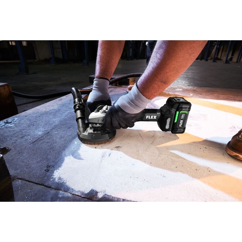 FLEX FX3181A - Z 24V 5 in Brushless Variable Speed Angle Grinder with Side Switch - Bare Tool - Mississauga Hardware Centre Inc