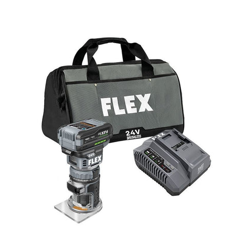 FLEX FX4221 - 1F TRIM ROUTER STACKED LITHIUM KIT - Mississauga Hardware Centre Inc