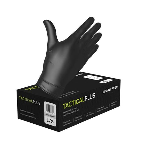 Forcefield - Tactical Plus Nitrile Disposable Examination Gloves (100 pcs) - Mississauga Hardware Centre Inc