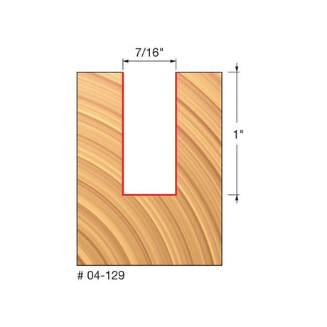 Freud | 04 - 129 7/16 (Dia.) Double Flute Straight Bit - Mississauga Hardware Centre IncFREUD04-129