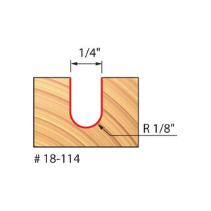 Freud | 18 - 114 1/8 Radius Round Nose Bit - Mississauga Hardware Centre IncFreud18-114