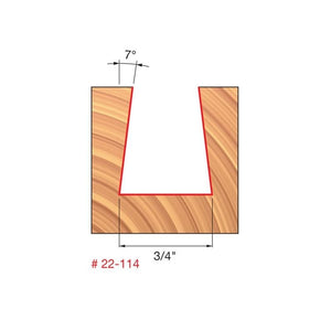 Freud | 22 - 114 3/4 (Dia.) Dovetail Bit - Mississauga Hardware Centre IncFREUD22-114