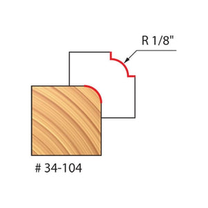 Freud | 34 - 104 1/8 Radius Rounding Over Bit - Mississauga Hardware Centre IncFREUD34104