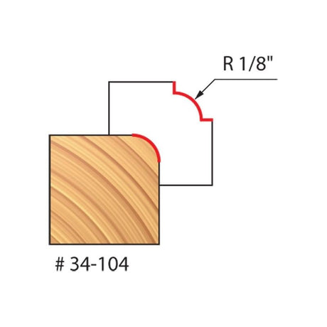 Freud | 34 - 104 1/8 Radius Rounding Over Bit - Mississauga Hardware Centre IncFREUD34104