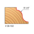 Freud | 34 - 110 1/4 Radius Rounding Over Bit - Mississauga Hardware Centre IncFreud38-102