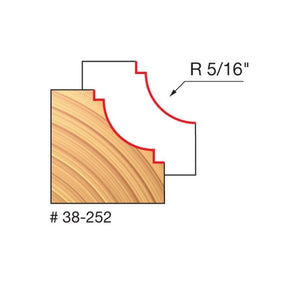 Freud | 38 - 252 5/16 Radius Classical Cove Bit - Mississauga Hardware Centre IncFREUD38-252