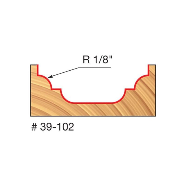 Freud | 39 - 102 1/8 Radius Cove and Bead Groove Bit - Mississauga Hardware Centre IncFreud39-102
