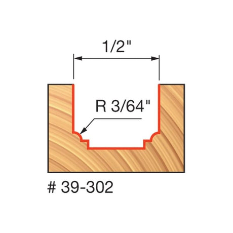 Freud | 39 - 302 3/64 Radius Classical Beading Groove Bit - Mississauga Hardware Centre IncFREUD39-302