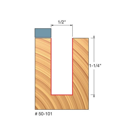 Freud | 50 - 101 1/2 (Dia.) Top Bearing Flush Trim Bit - Mississauga Hardware Centre IncFREUD50-101