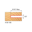 Freud | 56 - 108 1/8 Slot Three Wing Slotting Cutter - Mississauga Hardware Centre IncFREUD56-108