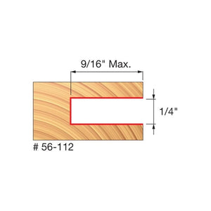 Freud | 56 - 112 1/4 Slot Three Wing Slotting Cutter - Mississauga Hardware Centre IncFREUD56112