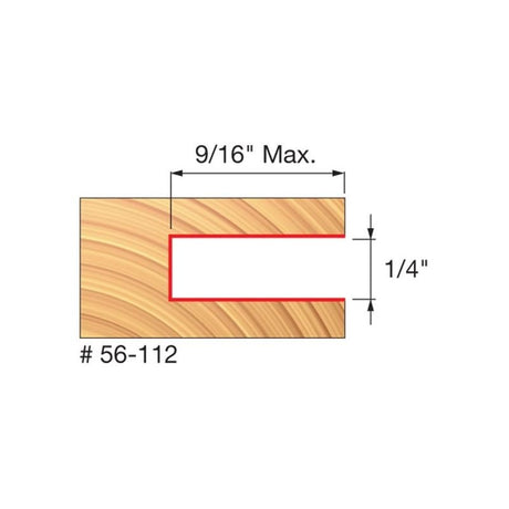 Freud | 56 - 112 1/4 Slot Three Wing Slotting Cutter - Mississauga Hardware Centre IncFREUD56112