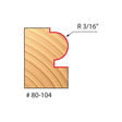 Freud | 80 - 104 3/16 Radius Traditional Beading Bit - Mississauga Hardware Centre IncFreud80-104