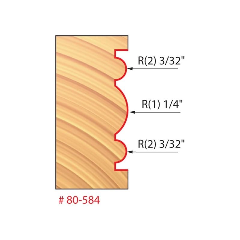 Freud | 80 - 584 15/16 (Dia.) Triple Beading Bit - Mississauga Hardware Centre IncFREUD80-584
