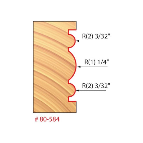 Freud | 80 - 584 15/16 (Dia.) Triple Beading Bit - Mississauga Hardware Centre IncFREUD80-584