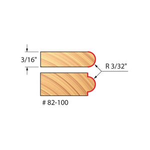 Freud | 82 - 100 3/32 Radius Half Round Bit - Mississauga Hardware Centre IncFREUD82-100