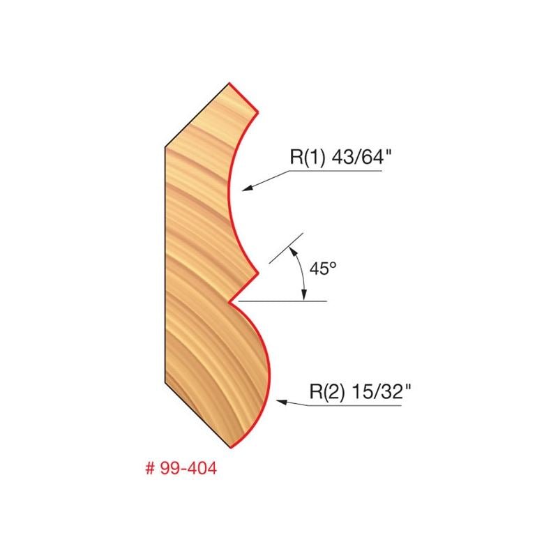 Freud | 99 - 404 1 - 1/4 (Dia.) Crown Molding Bit - Mississauga Hardware Centre IncFreud99-404