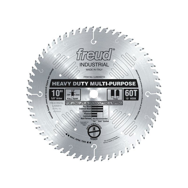 Freud | LU82M010 10" Heavy Duty Multi - Purpose Blade - Mississauga Hardware Centre IncFREUDLU82M010
