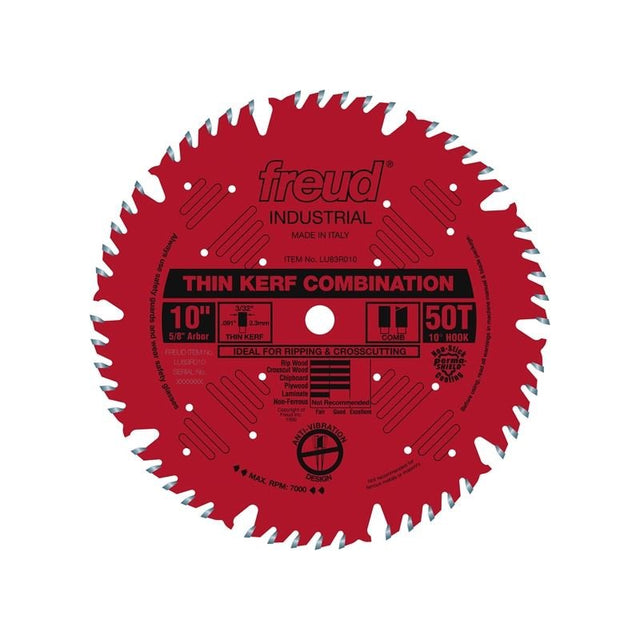 Freud | LU83R010 10" Thin Kerf Combination Blade - Mississauga Hardware Centre IncFREUDLU83R010