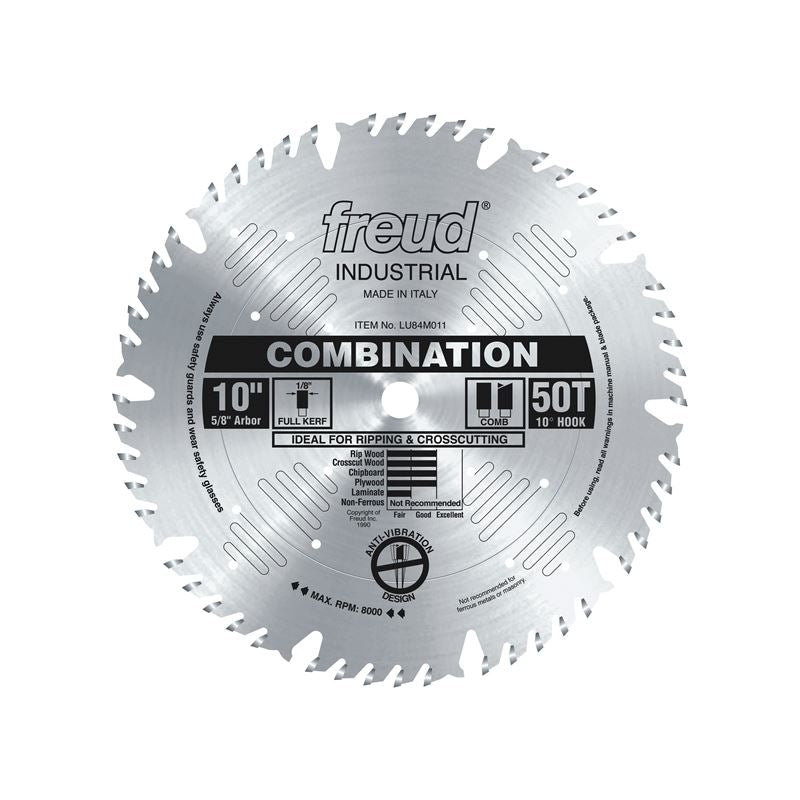 Freud | LU84M011 10" Industrial Combination Saw Blade - Mississauga Hardware Centre IncFREUDLU84M011