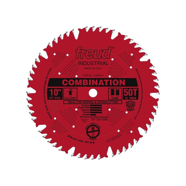 Freud | LU84R011 10" 50 - Tooth ATB Combination Saw Blade - Mississauga Hardware Centre IncFREUDLU84R011