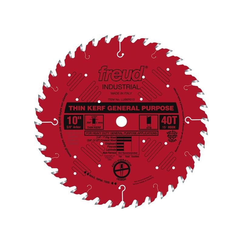 Freud | LU86R010 10" Thin Kerf General Purpose Blade - Mississauga Hardware Centre IncFREUDLU86R010