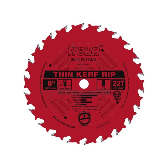 Freud | LU87R008 8" Thin Kerf Rip Blade - Mississauga Hardware Centre IncFREUDLU87R008