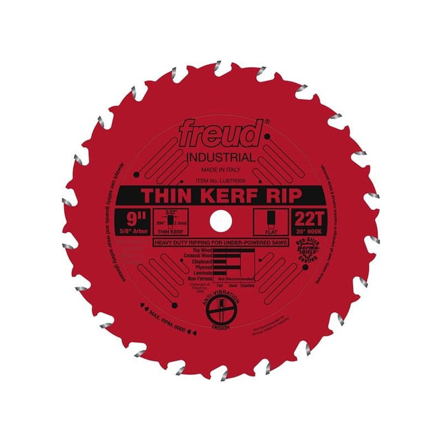Freud | LU87R009 9" Thin Kerf Rip Blade - Mississauga Hardware Centre IncFREUDLU87R009