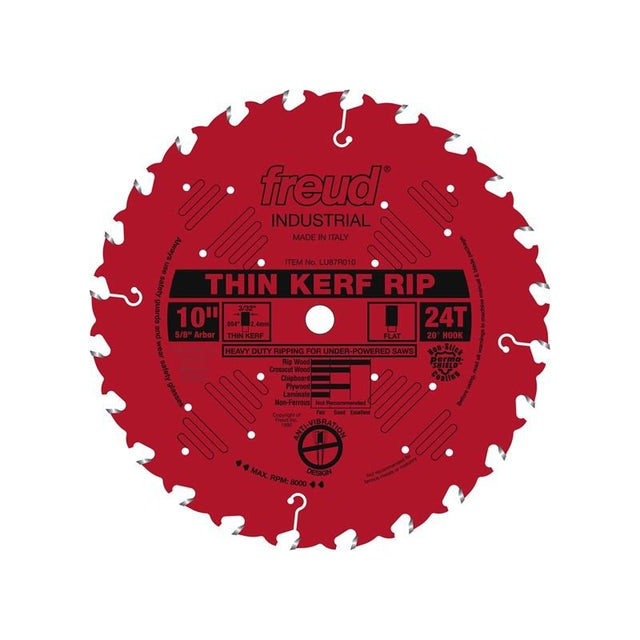 Freud | LU87R010 10" 24 Tooth Thin Kerf Rip Saw Blade - Mississauga Hardware Centre IncFREUDLU87R010