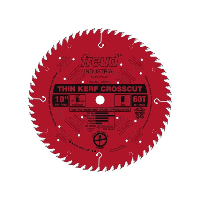 Freud | LU88R010 10" Thin Kerf Fine Finish Crosscut Blade - Mississauga Hardware Centre IncFREUDLU88R010