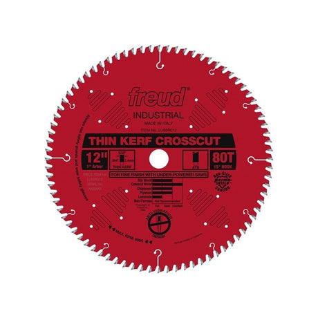 Freud | LU88R012 12" Thin Kerf Fine Finish Crosscut Blade - Mississauga Hardware Centre IncFREUDLU88R012