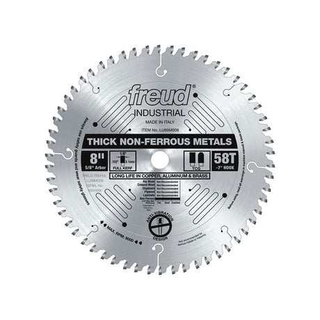 Freud | LU89M008 8" Thick Non - Ferrous Metal Blade - Mississauga Hardware Centre IncFREUDLU89M008